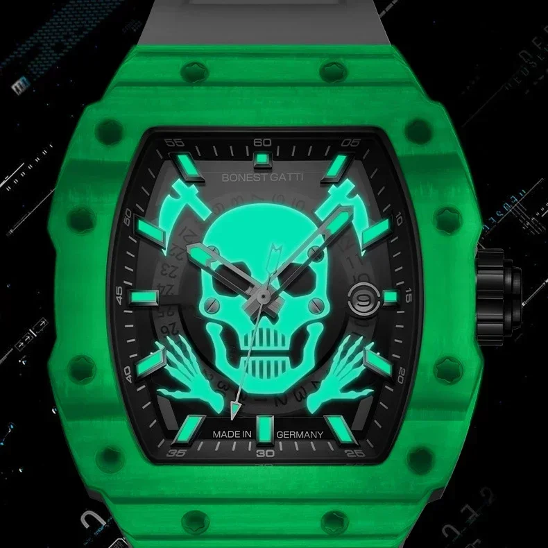 Movement Mechanical Automatic Wrist Watch  Luxury Fashion Waterproof Business Men Watches