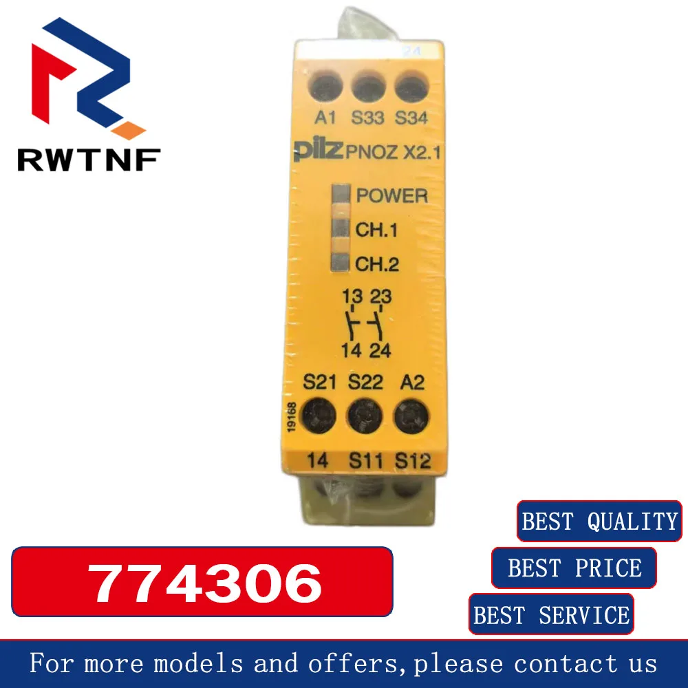 Brand New Genuine 774306 PILZ PNOZ X2.1 Safety Relay,100% original warehouse stock