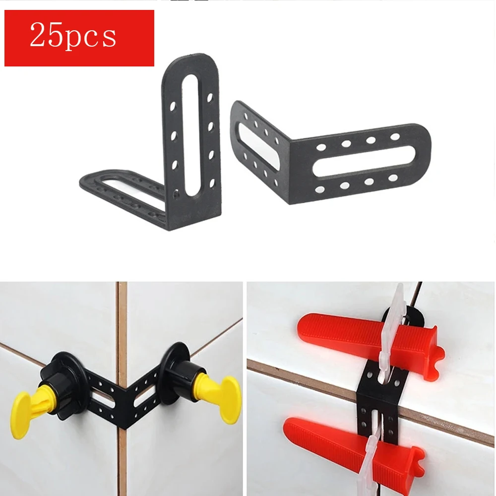 5-25PCS Tile Spacers Cross Leveling Angle System Removable Wall Ceramic Spacer Floor Right Angle Gap Laying Adjust DropShipping