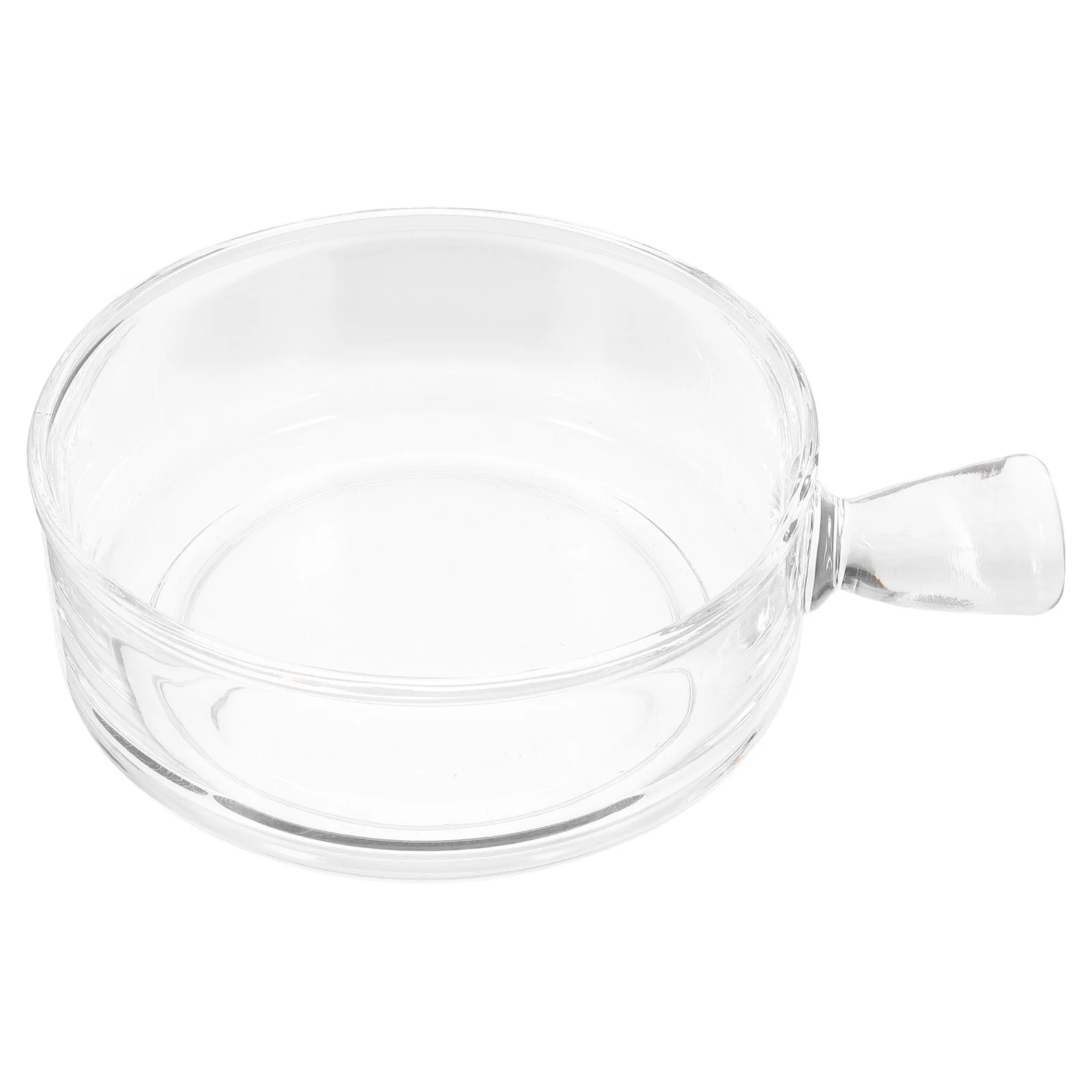 

Fruit Bowl for Kitchen Counter Clear Salad Glass with Handle Mixing Bowls Serving