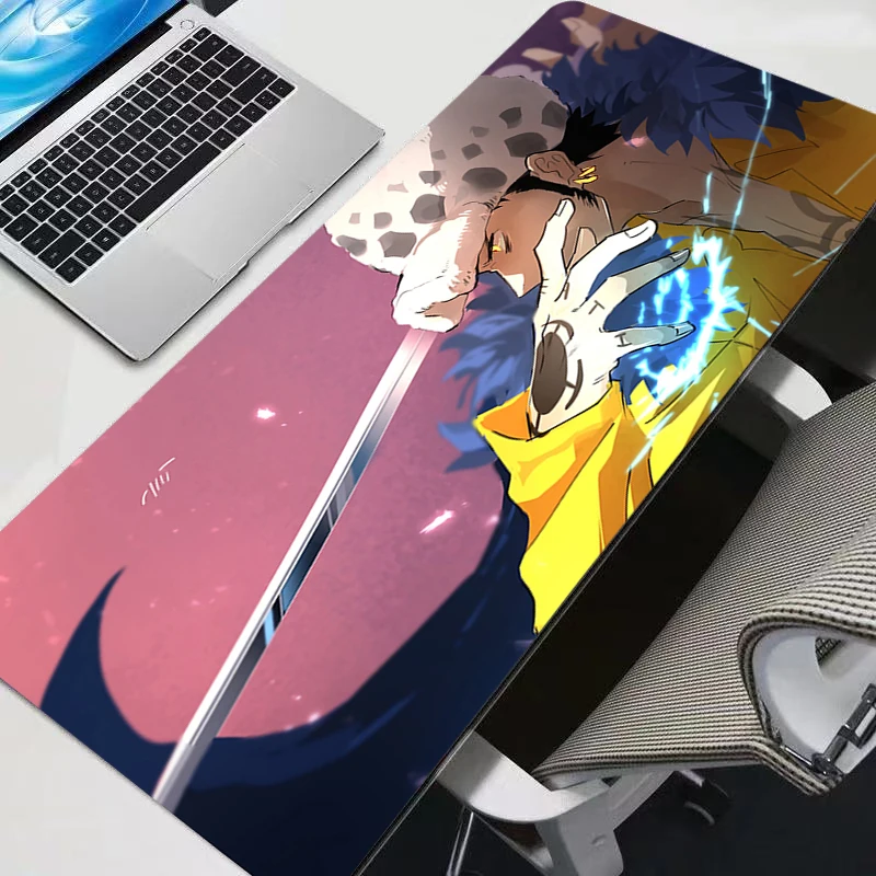 Kawaii Mouse Pad Anime Cute Girl Gabinete Gamer Computer Desk Mat Keyboard Gaming One Piece Accessories durable Mousepad