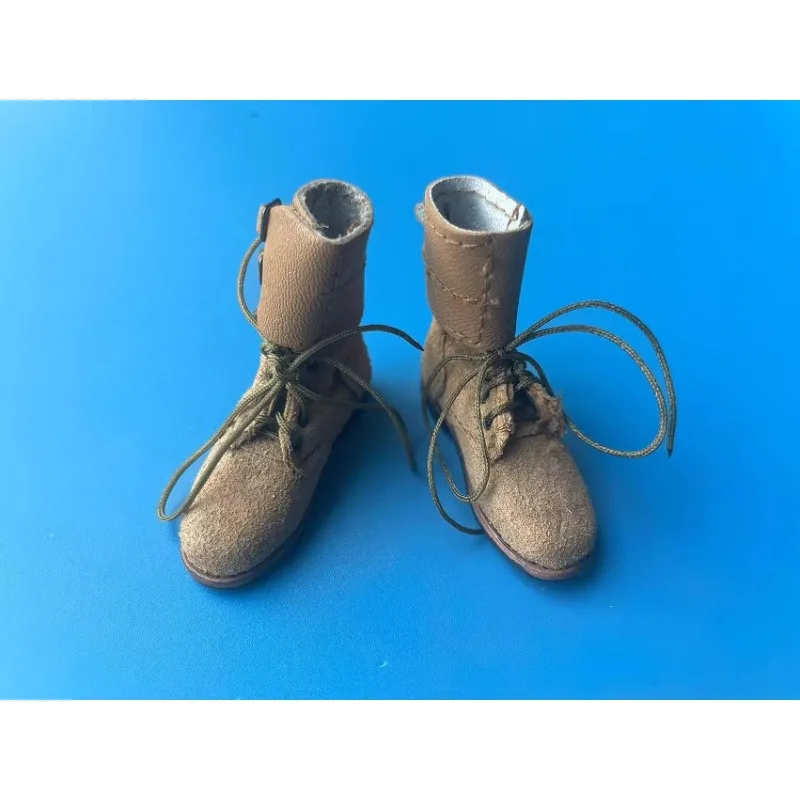 1/6 Scale WWII US Army Combat Boots Lace Up Hollow Soldier Shoes Model Toy for 12inch M35 Action Figures Body Accessories