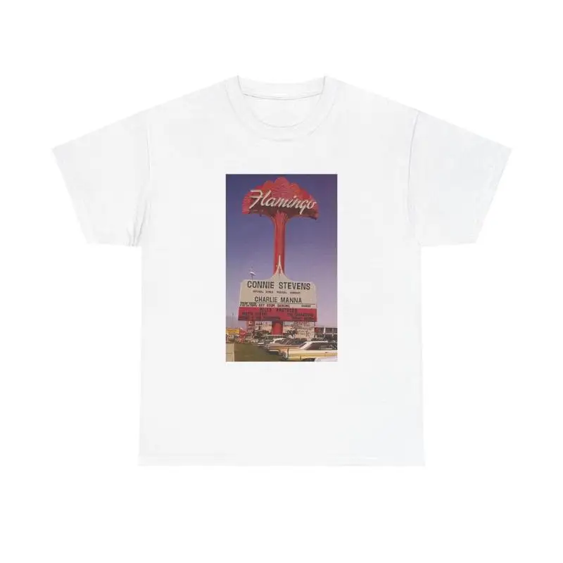 The Flamingo T Shirt Vintage Las Vegas Casino Strip Retro Heavy Cotton