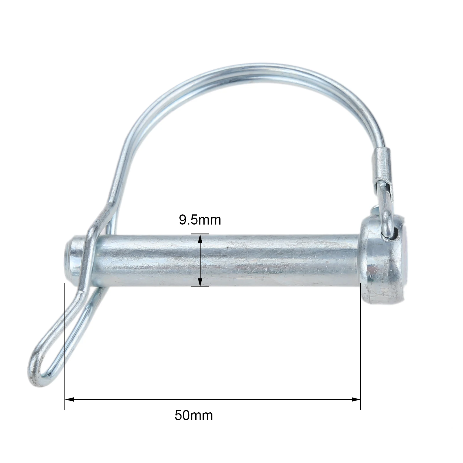 5pcs/2pcs Quick Lock Release Trailer Truck Coupler Safety Pin M5 M6 M8 M9.5 Bicycle Stroller Boat RV Hitch D-Hook Pins Silver