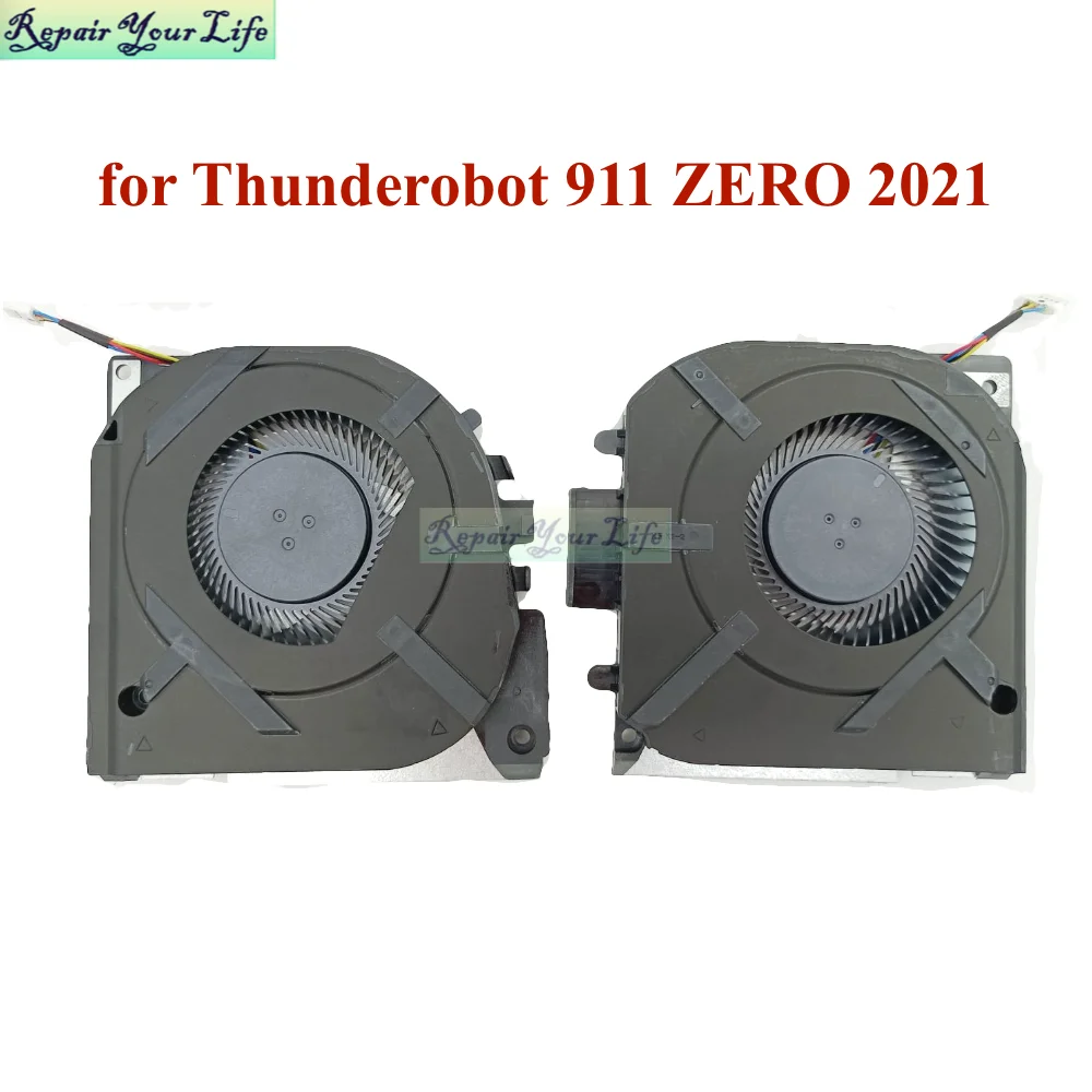 DC12V CPU GPU Cooling Fan for Thunderobot 911 ZERO 2021 Gaming Laptop RTX30 PC Fans Cooler Radiator MG75091V1-C050 C040-S9A New