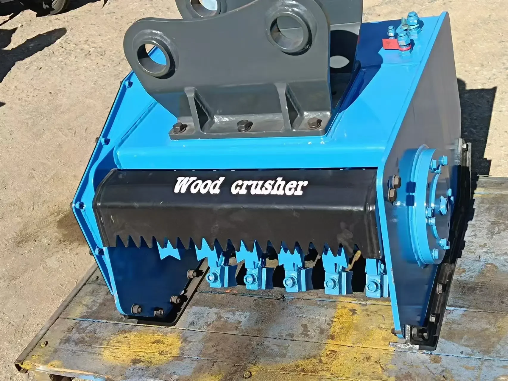 OEM design hydraulic excavator tools log cutting shredder timber cutting excavator forestry mulchers for sale