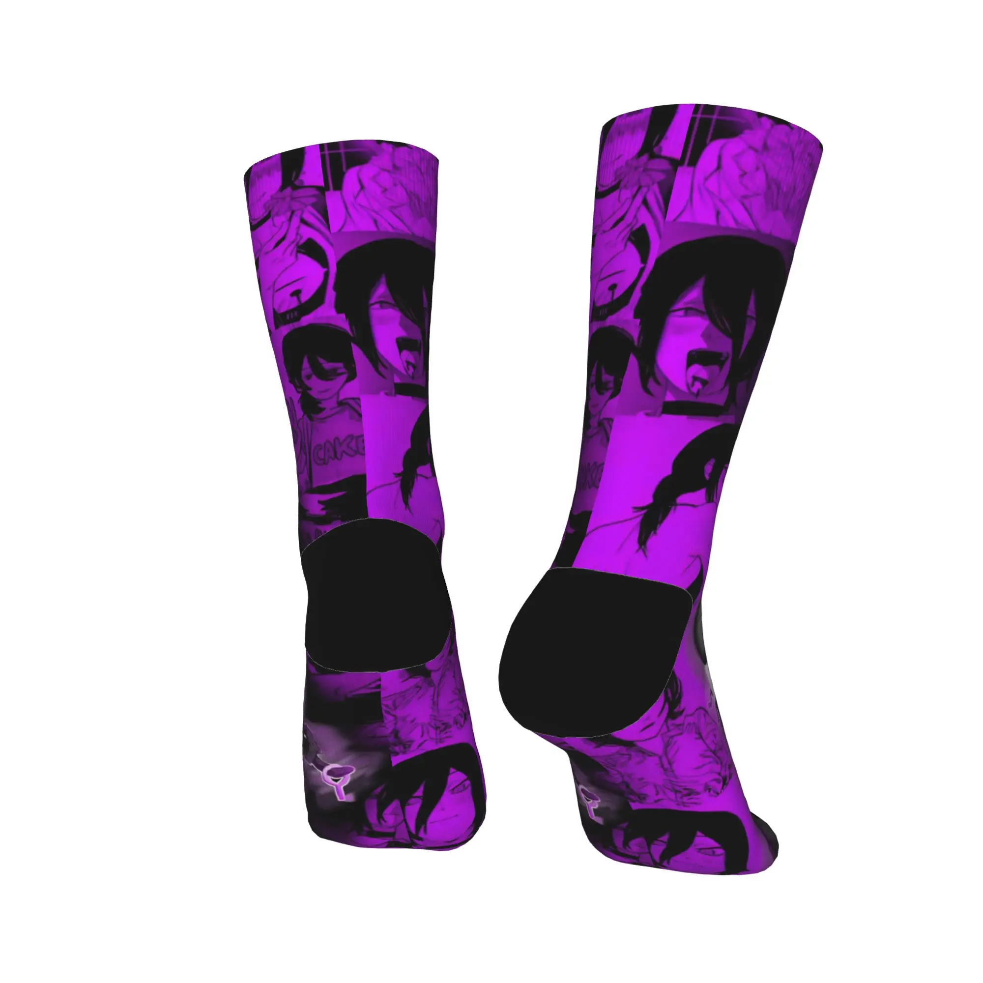 Reze بالمنشار رجل انمي ياباني (2) جوارب تصميم الجوارب الرجعية الخريف المضادة للانزلاق الجوارب زوجين في الهواء الطلق جوارب ناعمة