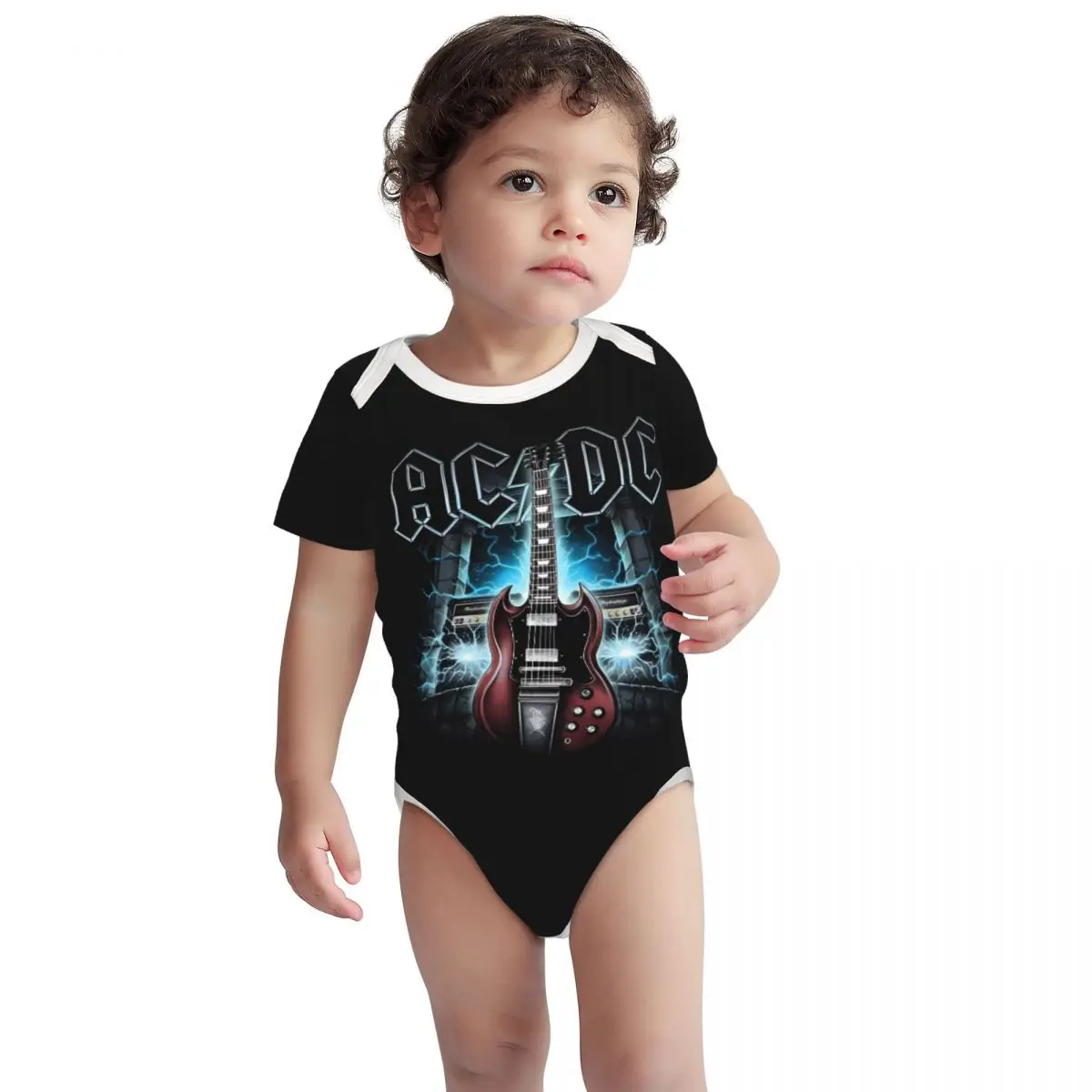 AC/DC Rock Band Baby body camicia Unisex cotone neonato tutina Boy Girl Undershirt Outfit Baby pagliaccetto