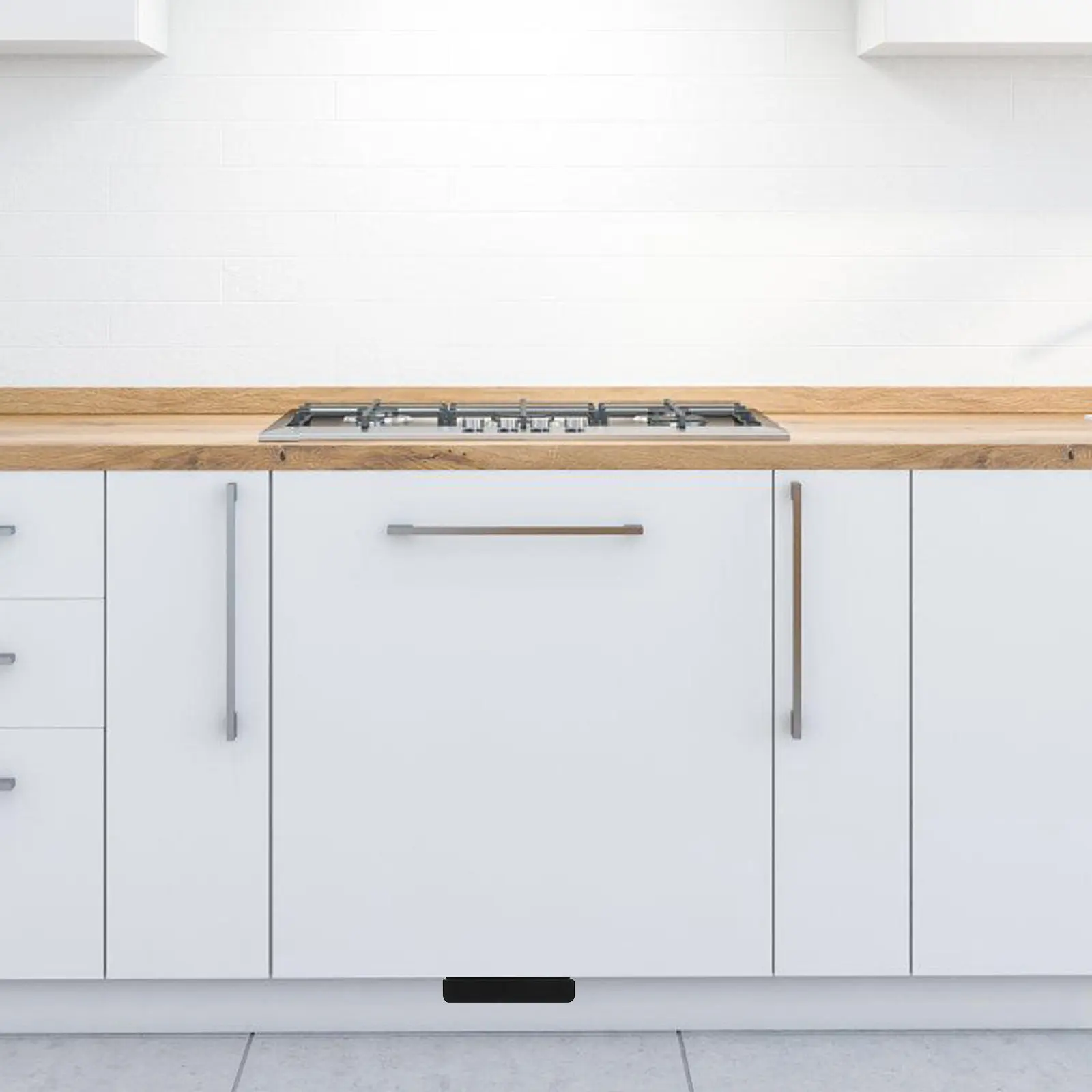 Cabinet Foot Pull Trash Drawer Foot Handle Touchless Design Garbage Drawer Pull Out Handle Full Overlay Cabinet Door