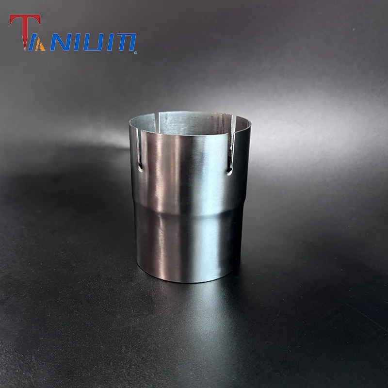 Tanium Universal High Quality 1.0mm Thickness Butt Slip Joint Titanium Connector Factory Supply for Automotive Exhaust System