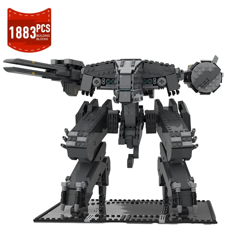 MOC Metal Geared Solid Mecha Robot MOC-92620 Model Building Blocks Game Action Figures Assemble Bricks Toys Birthday Xmas Gift