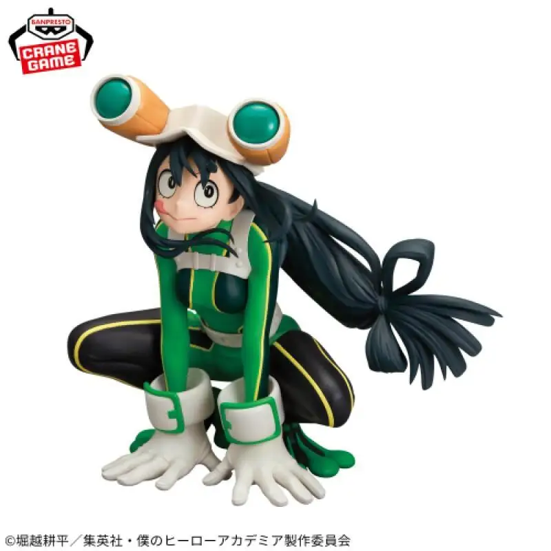 

Original Bandai Namco Banpresto My Hero Academia Glitter Glamours Tsuyu Asui Pvc Collector Ornament Anime Figure Model Toy Gift
