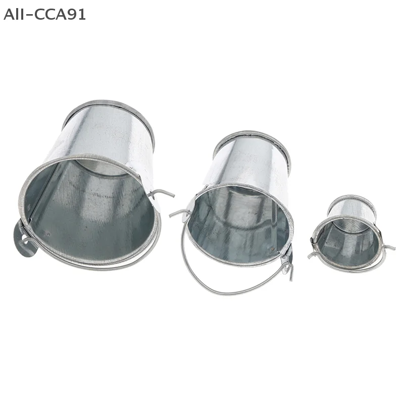 

1Pc 1:12 Dollhouse Miniature Accessories Iron Bucket Model Toy for Children Dollhouse Decoration Kids Pretend Play Bucket Toy