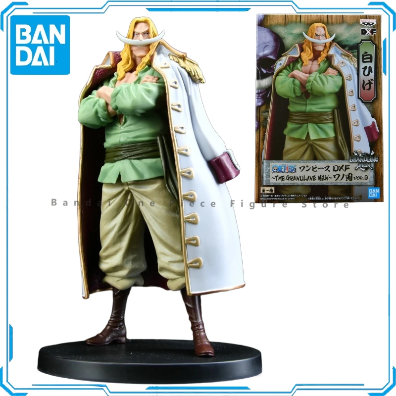 In Stock Original Bandai BANPRESTO DXF THE GRANDLINE MEN Wano Country Whitebeard Action Figures Toys Gifts Model Anime Genuine