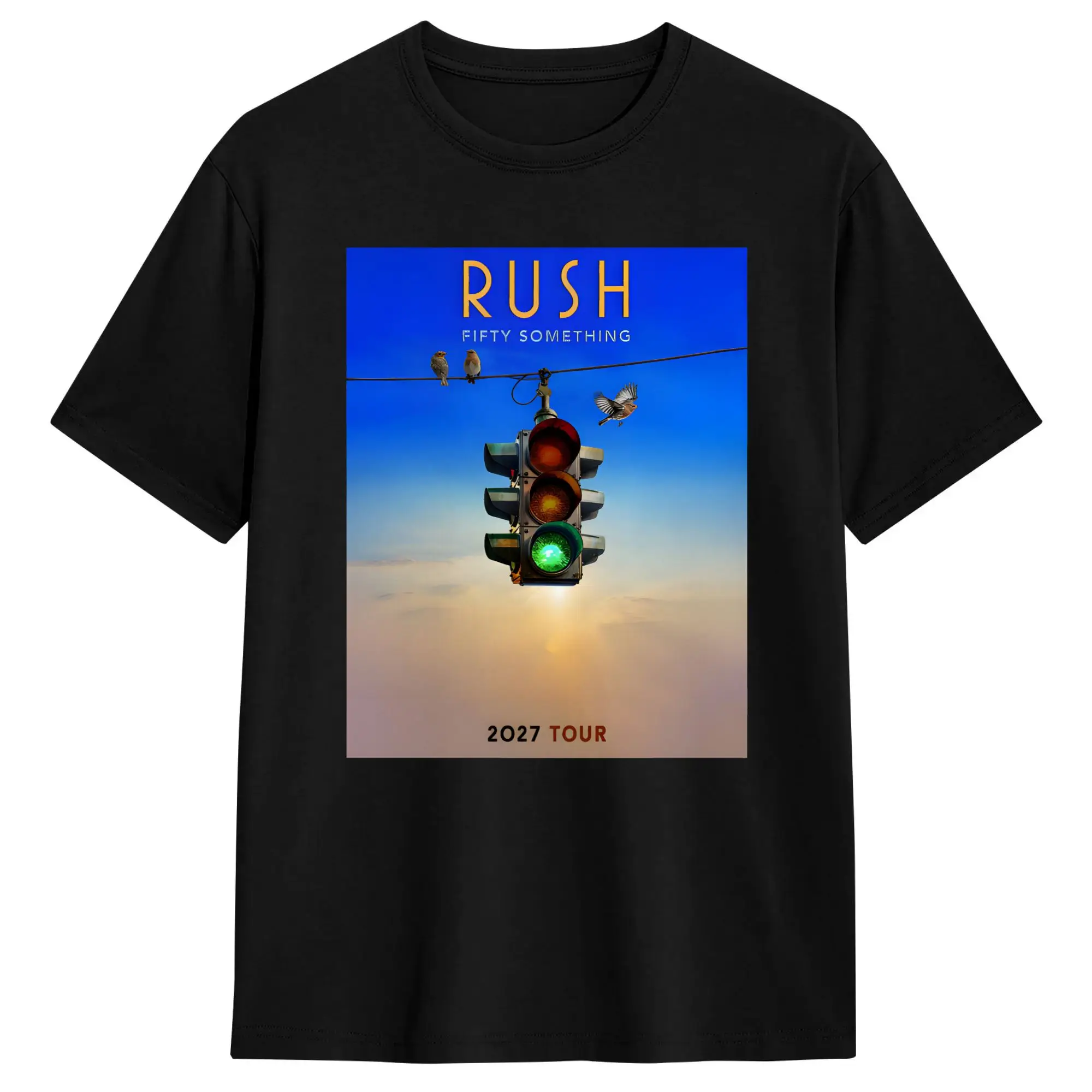 R-RUSH T Shirt Summer Fifty Something Tour 2026 100% Cotton T Shirts For Man Fashion Casual Tshirt Short Sleeve Vintage Clothes