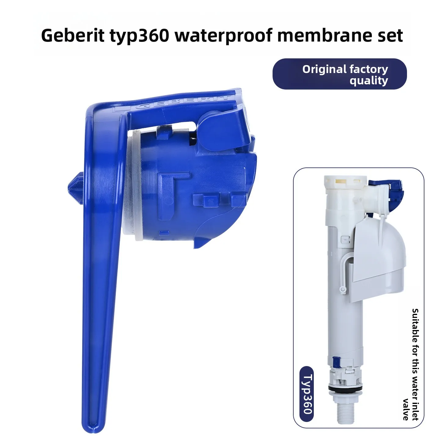 Suitable for Geberit Typ360 Water Inlet Valve Water Stop Diaphragm Assembly Toilet Tank Accessories