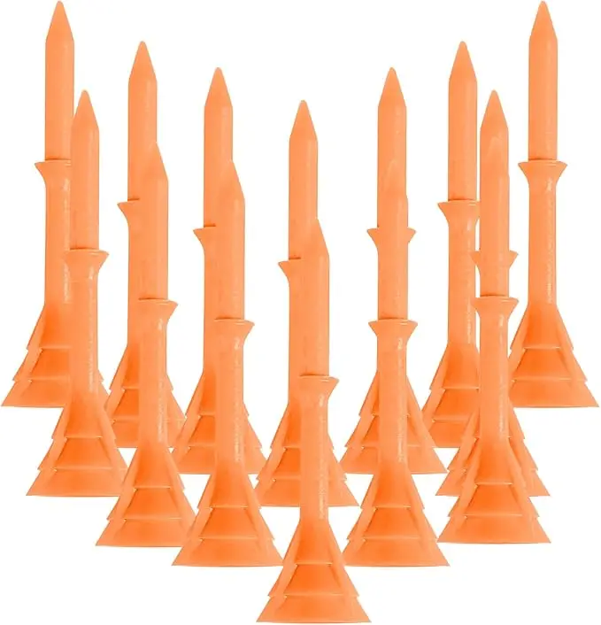 30/50 Stuks Golf Tees Set met Plastic Onbreekbare Cup Lage Wrijvingsweerstand Meerdere Kleuren 3 1/4 Inch 83mm Balhouder Set