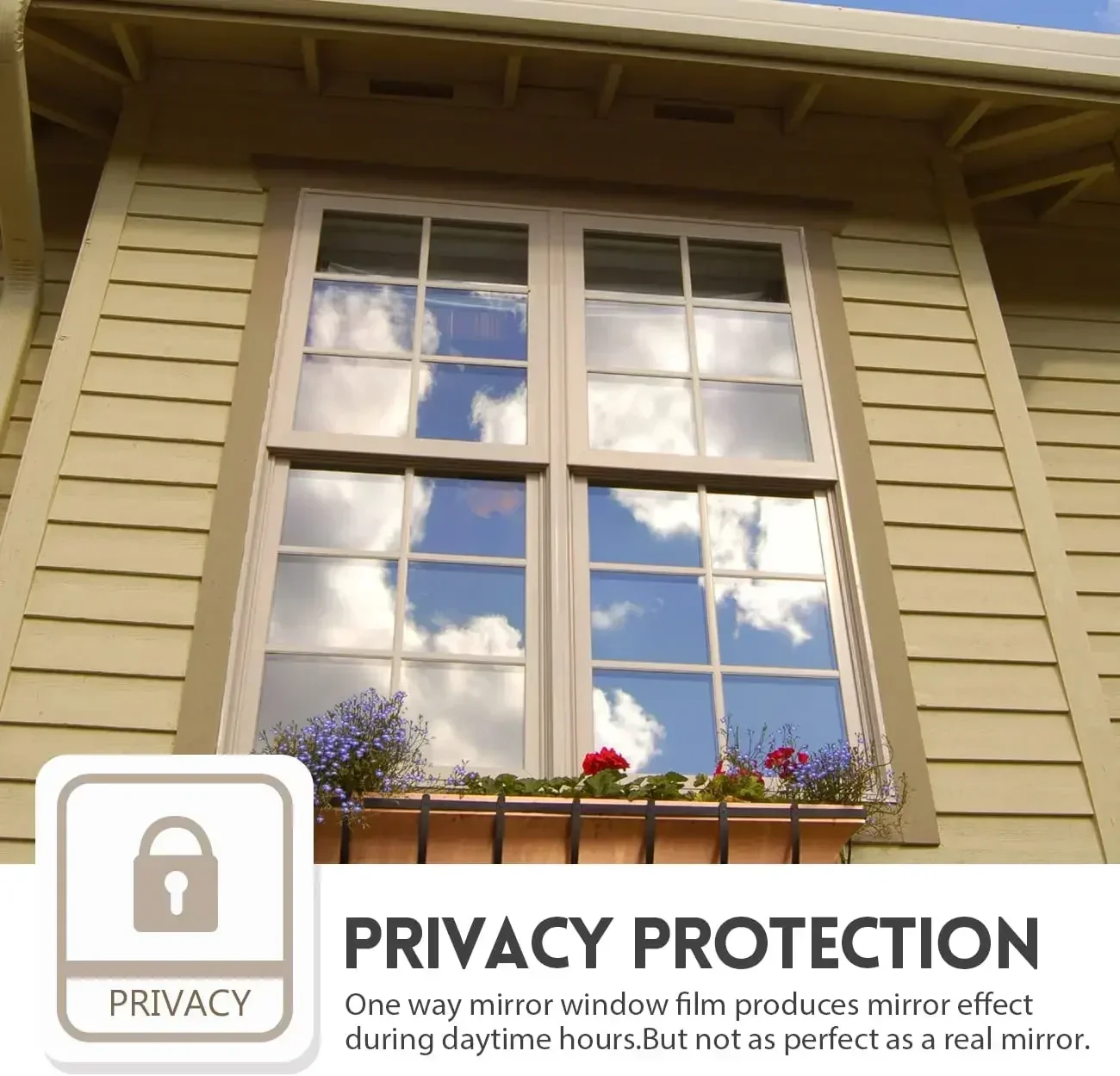 Película de vinilo para ventana, adhesivo reflectante Anti UV para privacidad diurna, unidireccional, bloqueo estático