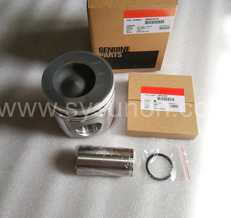 QSC QSL Chinese Supplier diesel Engine Spare Part Piston Kit 3923537 3802474