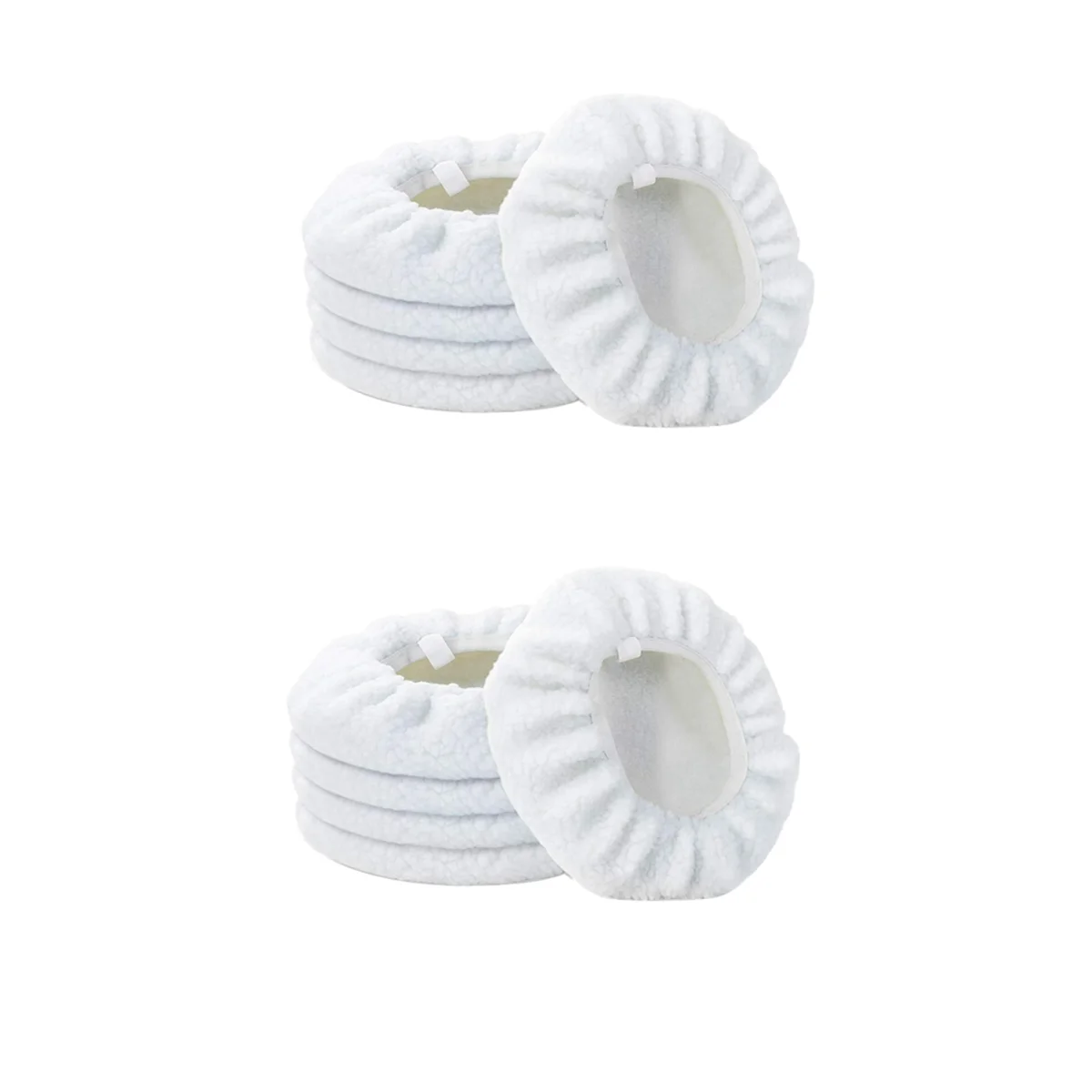 

10 Pcs 10 INCH Bonnet Polisher Polish Pad Polishing Buffling Car Buffer