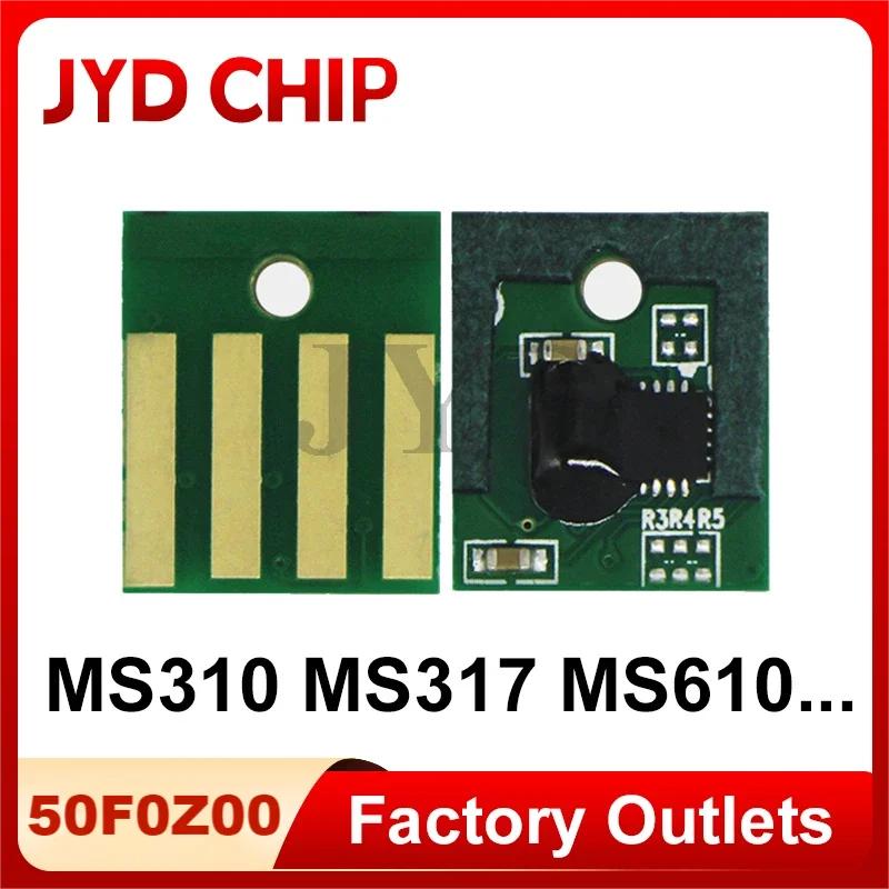 50f0z00 chips de cartucho de tambor para lexmark ms310 ms312 ms410 ms510 ms317 mx610 mx417 ms415 impressora imagem tambor unidade redefinição