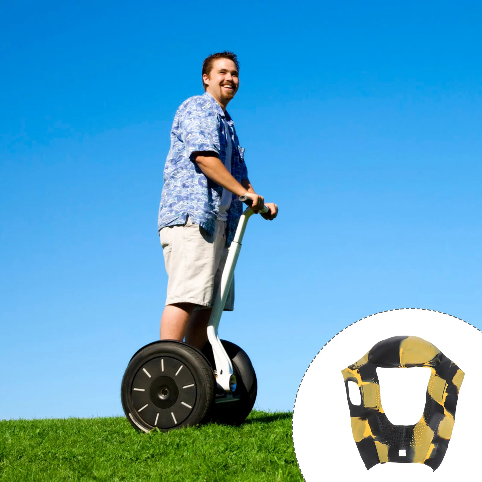 

6.5 Inch Balancing Scooter Silicone Cover Full Body Protection Scratch Resistant Skin For Two Wheeler Case Cover Wheel