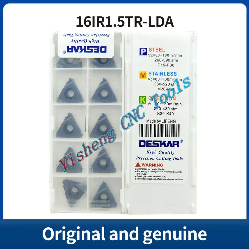 

DESKAR 16IR1.5TR 16IR1.75TR 16IR2.5TR 16IR2TR 16IR3TR LDA LDC Original genuine threaded CNC blades