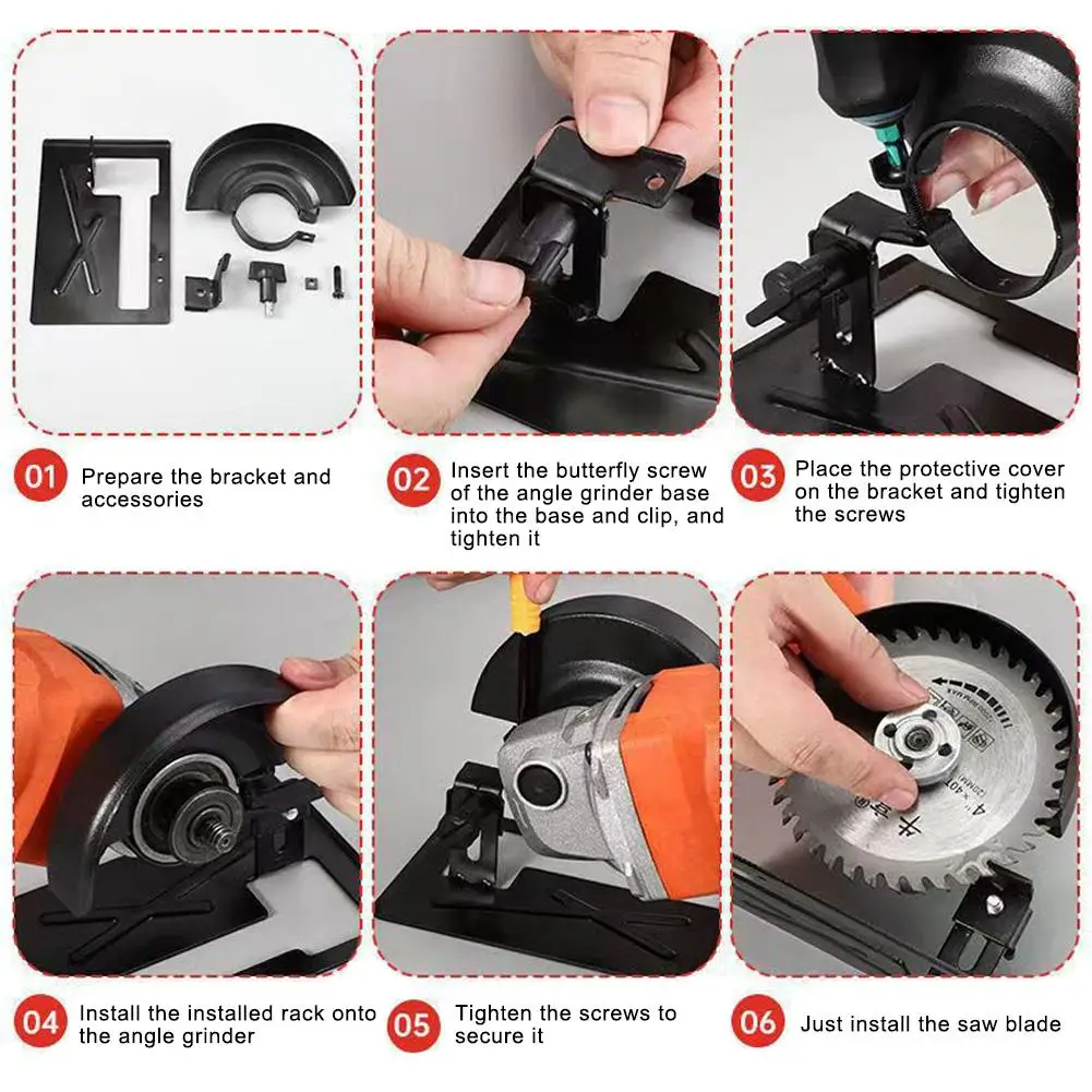 Grinding wheel protection angle grinder accessories special cutting support balance base protection cover cutting machine suppor