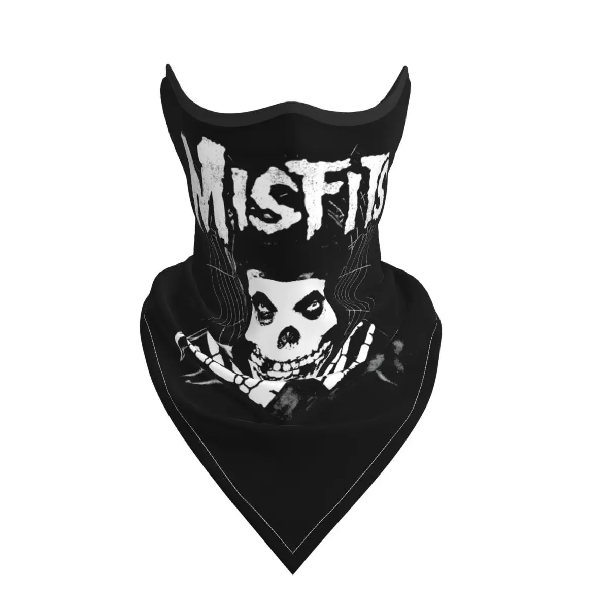 الرعب الشرير روك باند غير أسوياء باندانا الرقبة أدفأ الرجال النساء الشتاء المشي لمسافات طويلة التزلج وشاح الجراب غطاء قناع الوجه