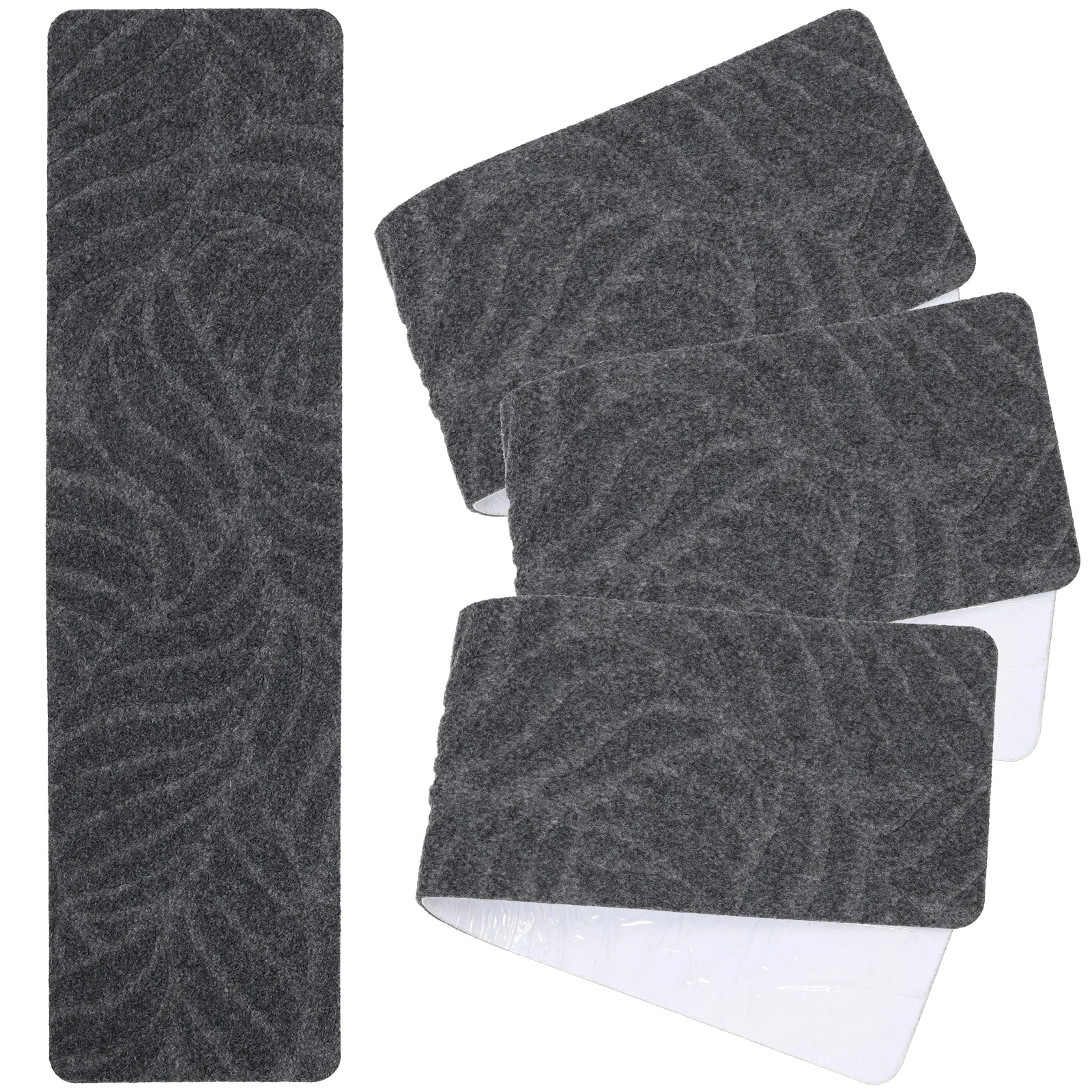 

4 Pcs Non Stair Tread Pads Anti Skid Safety Mats for Elderly Kids Pets Step Mat Self Adhesive Reusable Dust Proof Stair