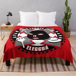 Eleggua the Guardian Throw Blanket warm for winter Loose Decoratives Blankets