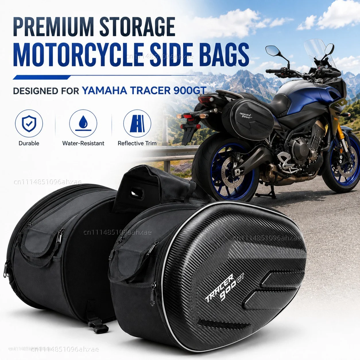 For YAMAHA TRACER 900GT 700GT 700 900 GT MT09 MT07 MT 07 09 2PCS Motorcycle Pannier Bags Luggage Saddle Bags Side Storage Fork