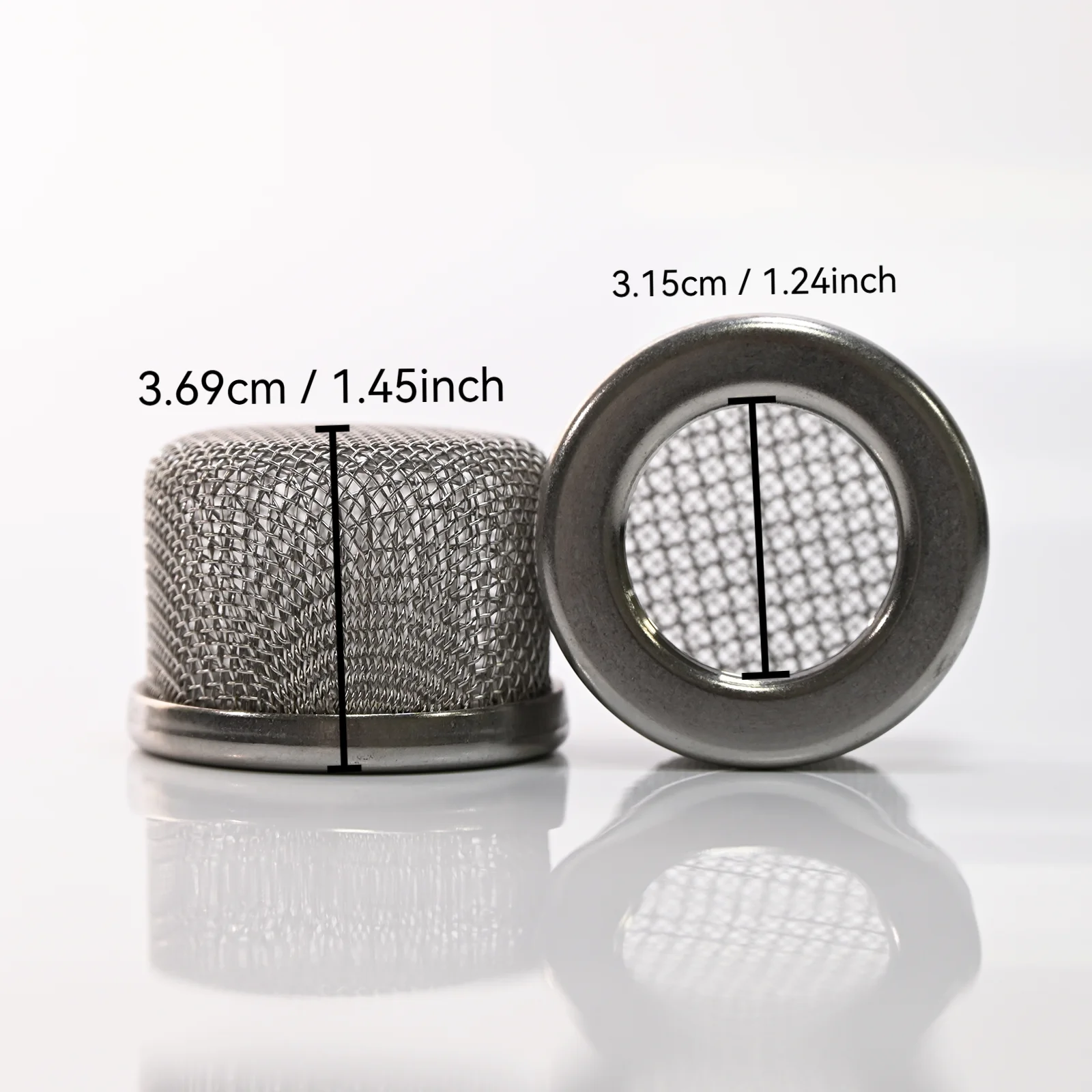 2 قطع من 181072 مضخة من الفولاذ المقاوم للصدأ مدخل تصفية مرشح الشاشة شبكة 181-072 استبدال أجزاء ل Graco 695/795/1095/1595/3900/5900/750/1000/1500 رشاشات الطلاء بدون هواء