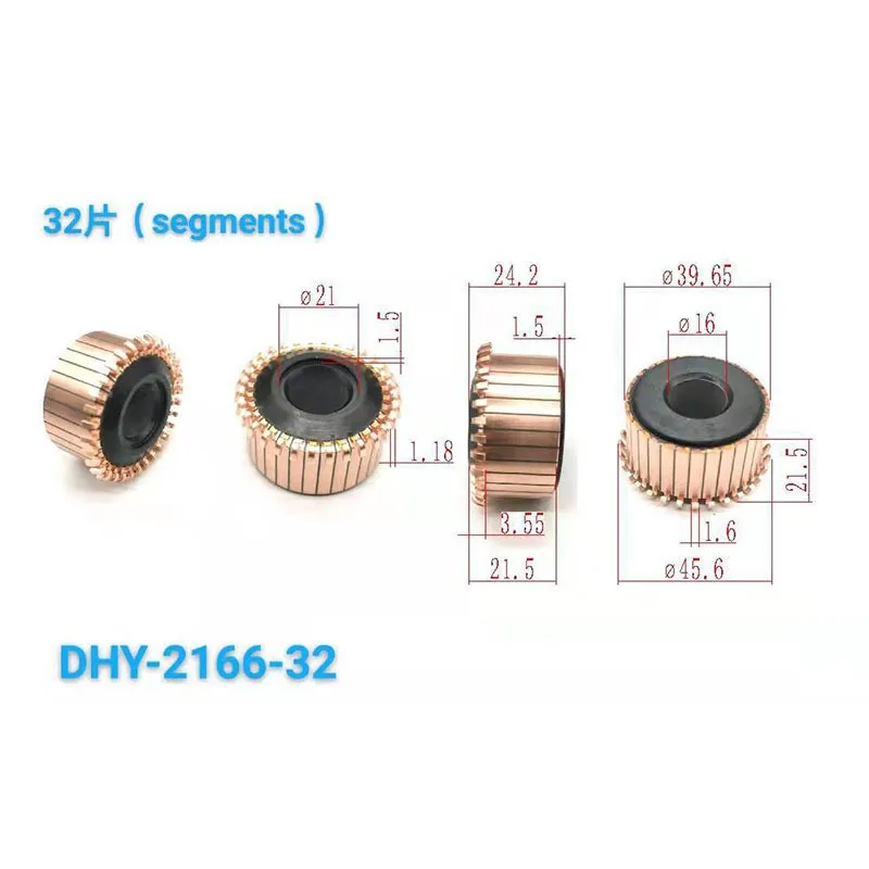 39.65*16*21.5*32P Rectifier Reverser Copper Head Dhy-2166-32