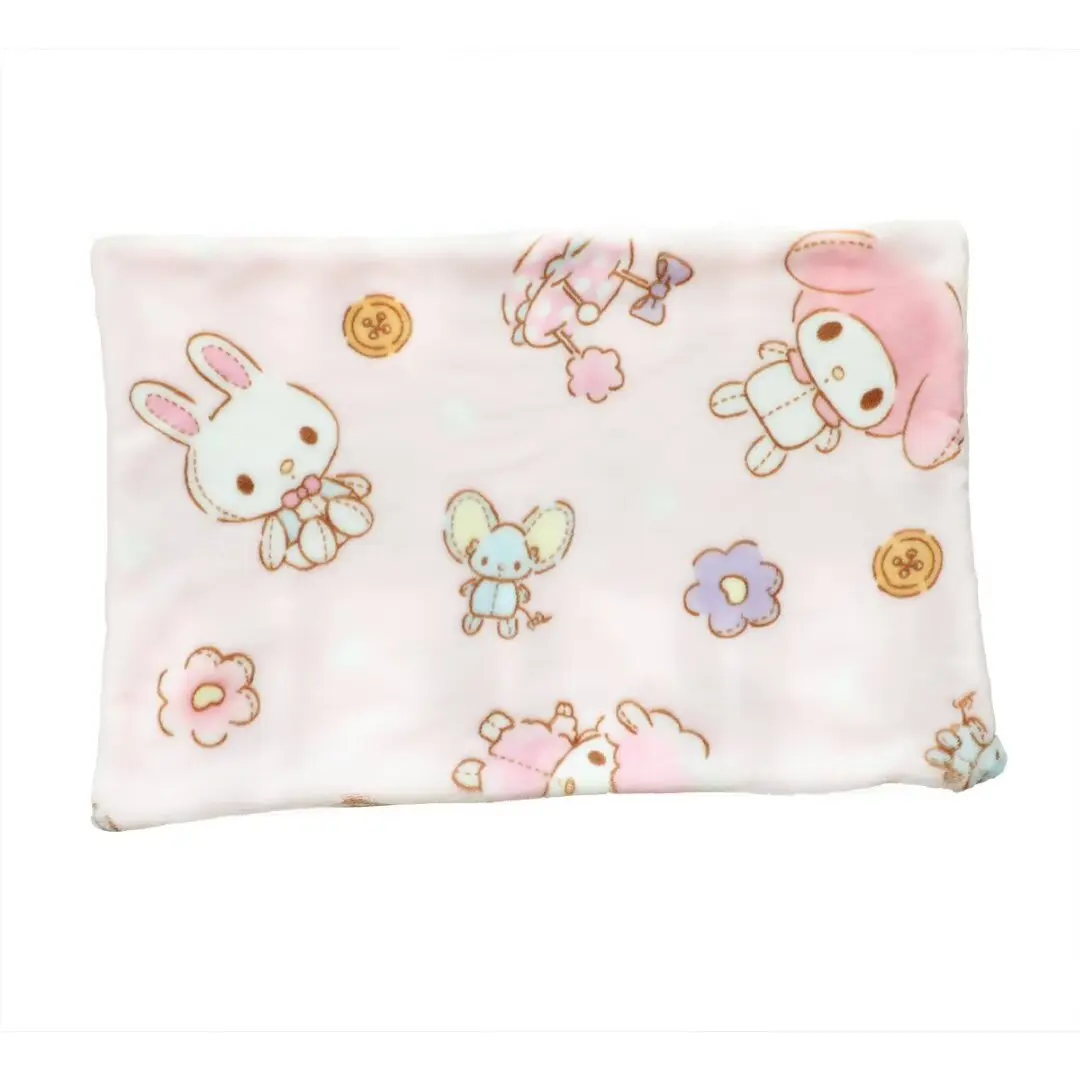 Cartoon My Melody Blanket Kawaii Japanese Style Flannel Soft Warm Nap Blanket Bedding Sofa Cover Sheet Leg Blanket Girls Gifts