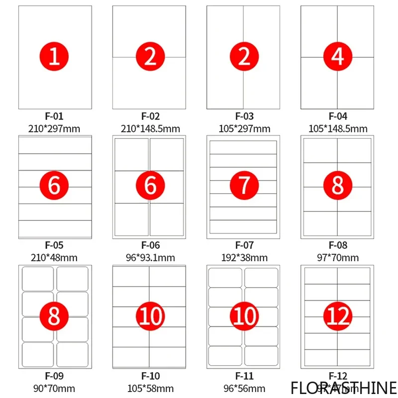 100-fogli-confezione-etichette-adesive-a4-per-stampa-carta-bianca-per-stampanti-a-getto-d'inchiostro-e-laser-etichette-fustellate-a4-cancelleria