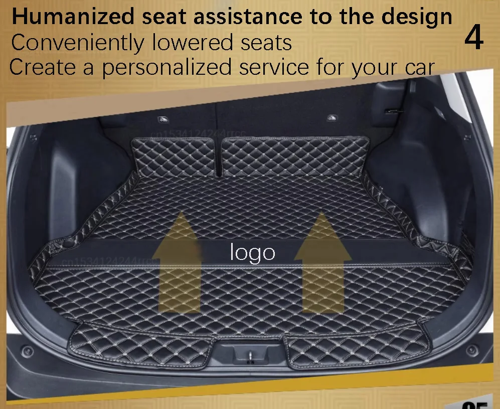 For Toyota RAV4 AX50 Customized fully enclosed trunk cushion Anti slip and wear-resistant trunk mat 2020-2023 Edition model