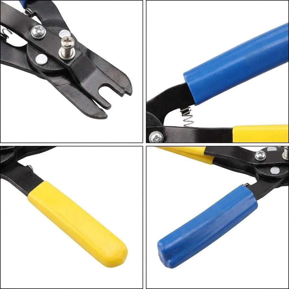 For Auto Repair Shops Air Hose Plier Deformation Resistance Bearing Steel Construction Spring-Assisted Mechanism For 6-8mm Pipes