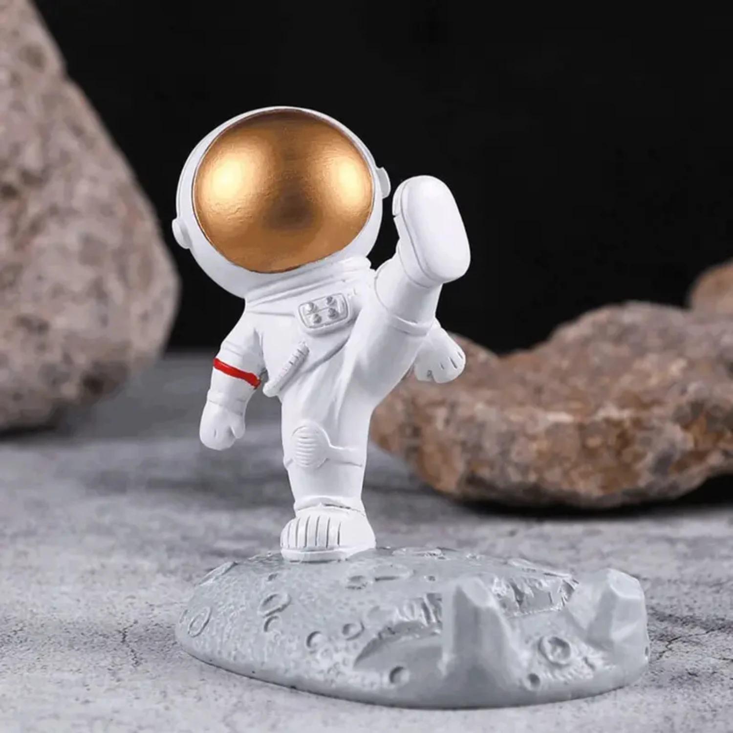 

Adorable and Cute Astronaut Doll Phone Holder Stand for Desk and Bed - Lovely and Handy Desktop Tablet Stand Holder for iPad and