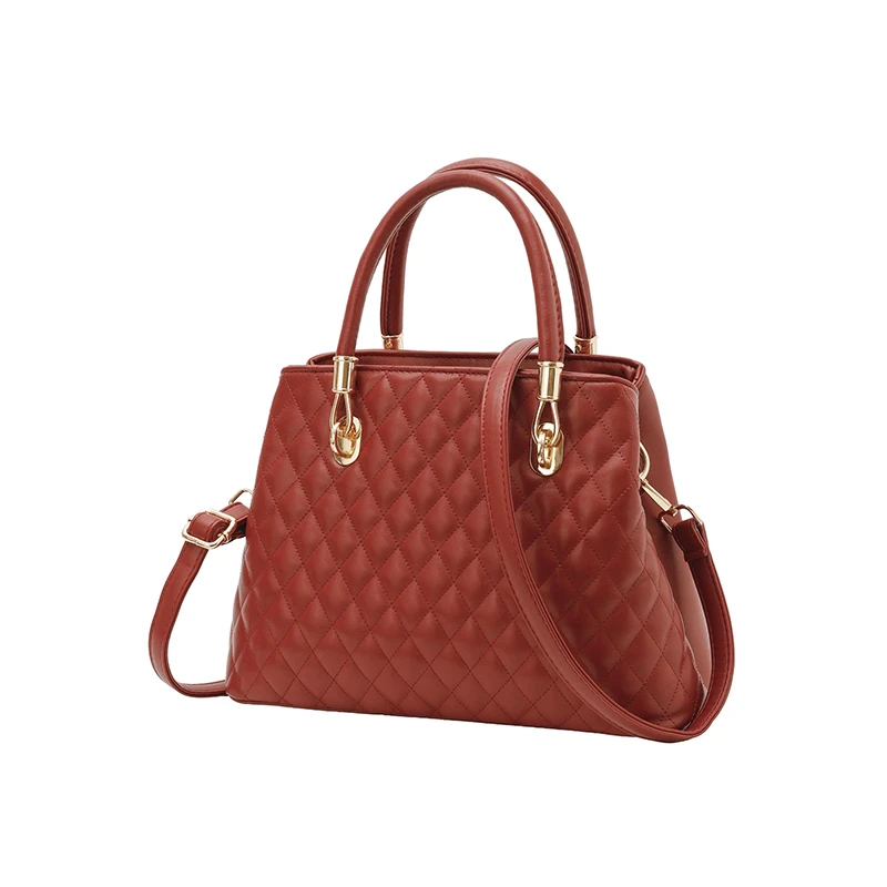 

Luxury Leather Diaper Bag For Women High-End Minimalist Tote Bag With Letter Logo Fashionable Simple Vintage