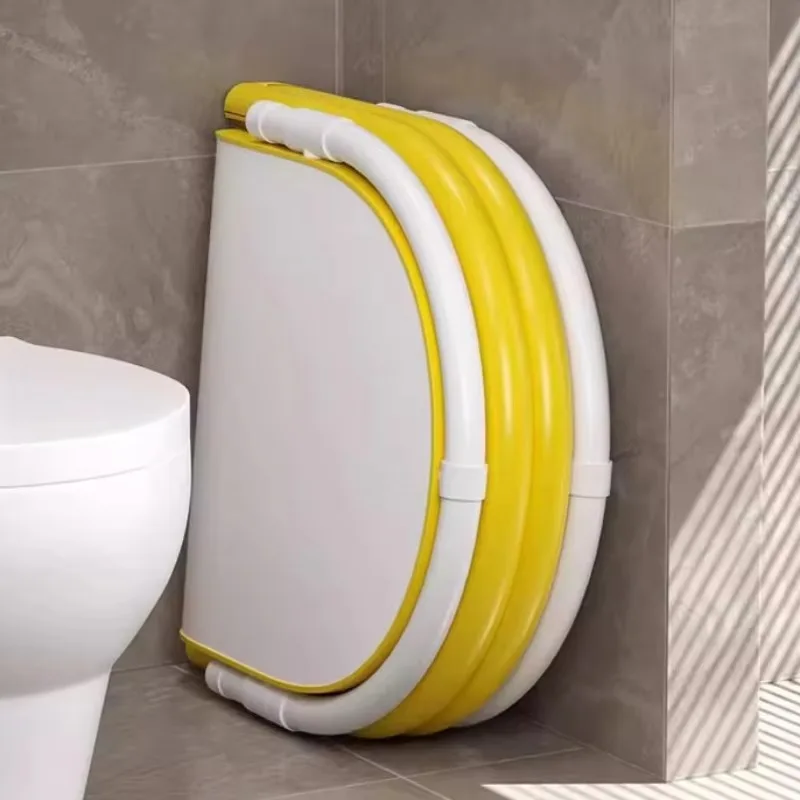 ベビービッグホワイトバスタブシャワー大人用滑り止めアイテムフットバスバスタブハウスバスルームバニョワール折りたたみ式アブルテホーム家具