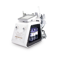 Portable 9 in 1 Facial Care Skin Equipment Peel Firming Dermabrasion Oxygen Jet Facial Care Machines Hydra Bubble Beauty Machine