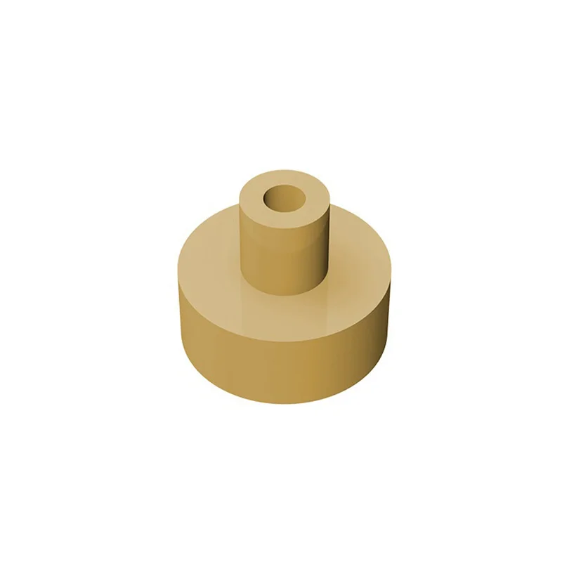 50 Stück 20482 Fliese Rund 1 x 1 mit Hohlstange Bausteine Spielzeug für Kinder Kompatibel Lehrreich Kreativ Größe Geschenk DIY MO – Detail 1