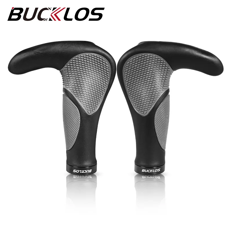 BUCKLOS MTB manopole per bici clacson morsa manopole per manubrio polsini antipolvere antiurto per bicicletta coperture per maniglie per ciclismo