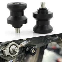 Fit For Yamaha Triumph Aprilia Ducati 1 Pair M6 POM Swingarm Sliders Spools Stand Bobbins 6mm