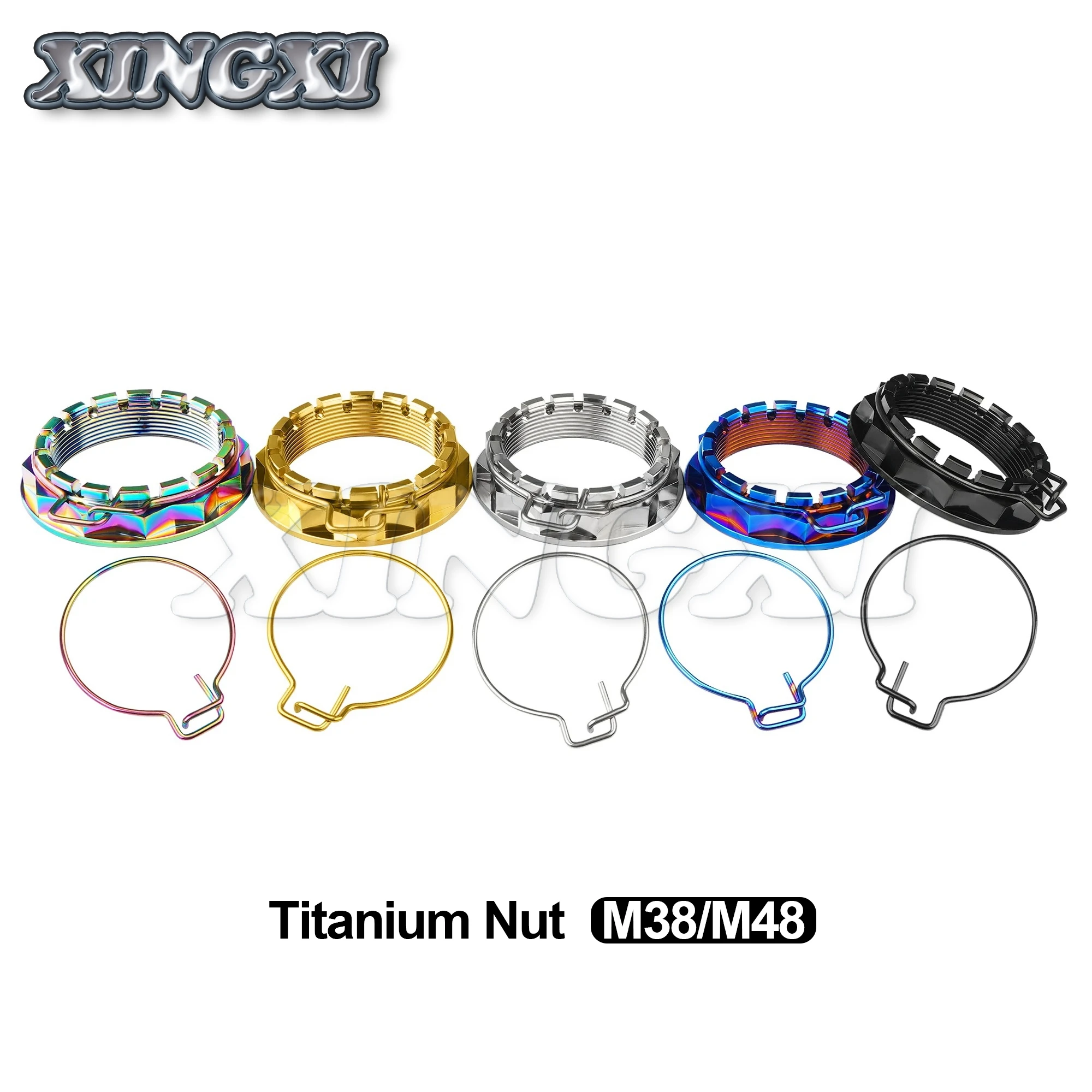 

Xingxi Titanium Nut Motorcycle Rear Axle Nut M38 / M48 for Ducati