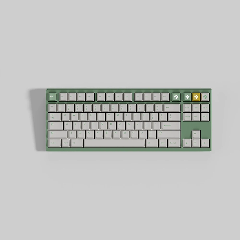 GMK PBT Cherry Profile Key Caps DANDY Dandelion Five Sided Heat Sublimation Customized Complete Set of Keycaps Including 7U