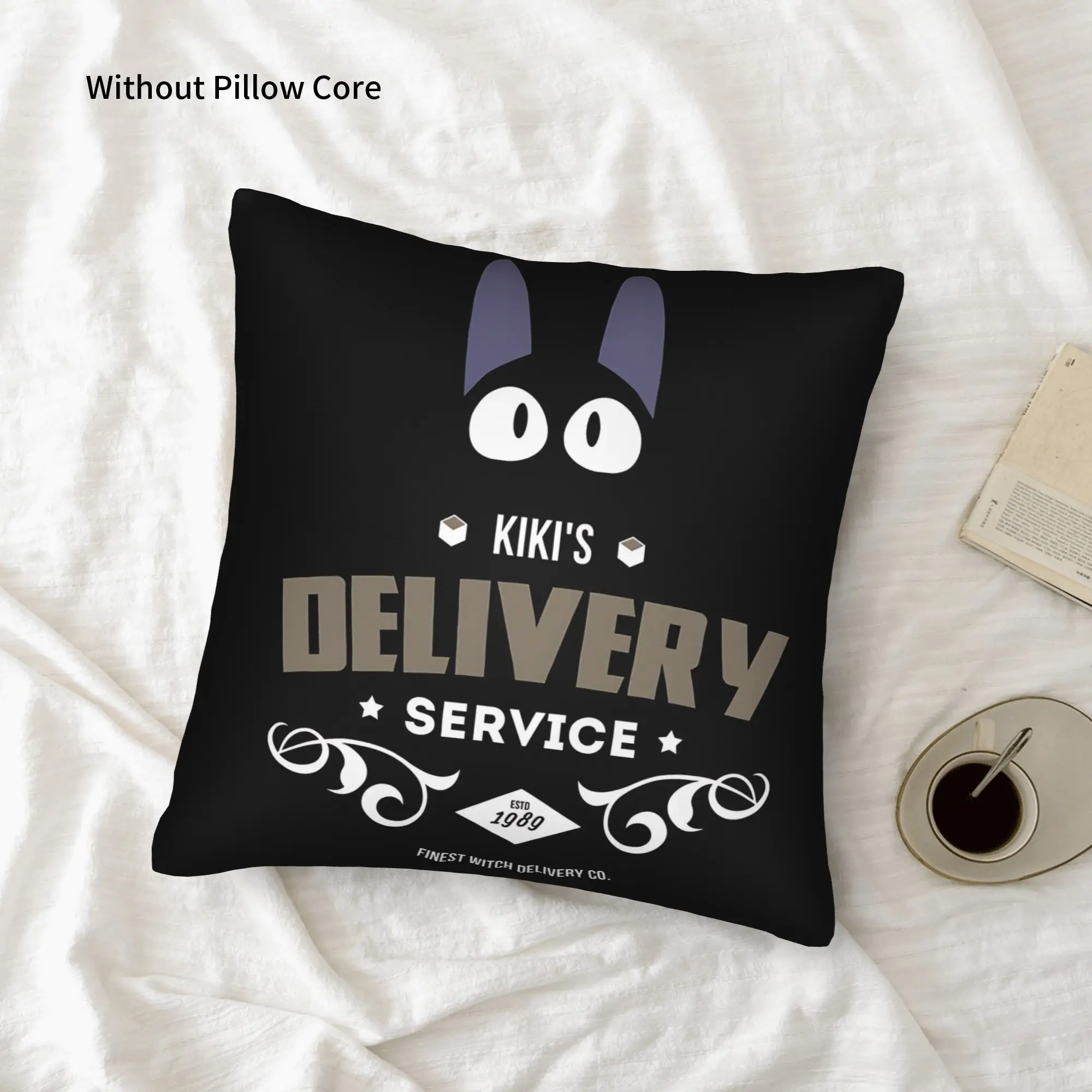 1PC Anime Kiki’s Delivery Service Pillow Case Double-Sided Printing  Sofa Cushion Bedroom Bedside Pillow