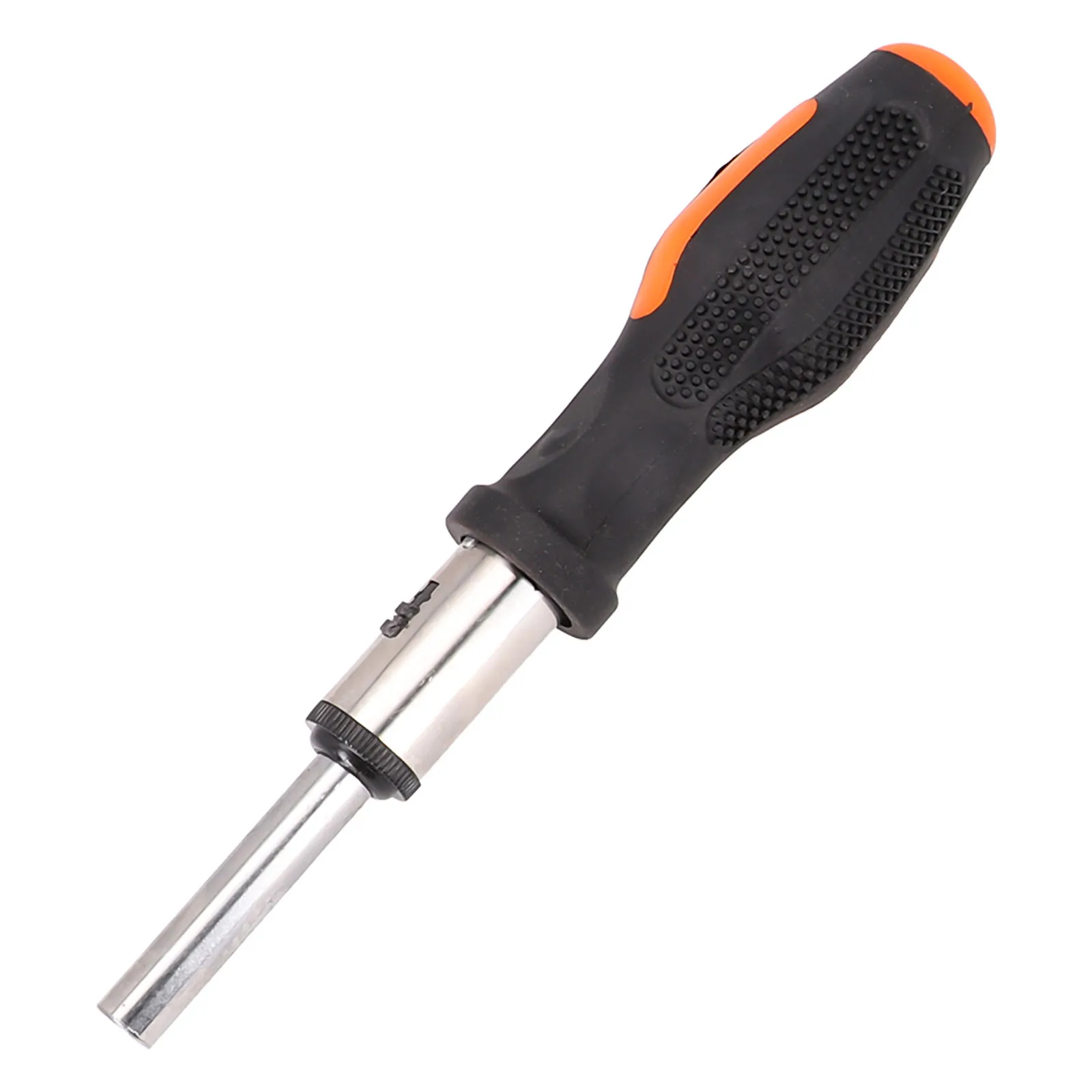 1PC 6.35mm Ratchet Screwdriver Bit Holder Straight Handle Screwdriver Extension-Socket Ratchet Multifunction Hand Tools