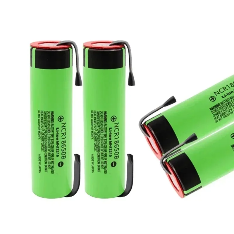 100% New  NCR 18650B Li-ion 18650 3.7v 3400mah 18650 Lithium Rechargeable Battery Welding Nickel Sheet batteries